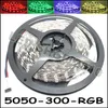 5M مرنة RGB LED LED Strip 16ft 5050 SMD 5M 300 LEDs مع 44Key IR Remote Controller290a