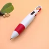 10Pcs Portable Four-Color Ball-Point Pen Four-In-One Multi-Color Refill Press Office School Supplies Student Children Gift Pens 240110