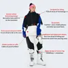 Ski Set Men overalls Women's Suits Snowboard Wear Snow Husband Jacket Winter Pants Woman Skims Dupe Snowboarding Cloth 240111