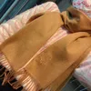 Zimowa wełna projektant szalików długi szal kobiety kaszmirowe szaliki frędzle loe szaliki do męskiej maski echarpe ciepłe opakowania z tagami 3 kolor 6 kolor