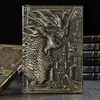 3d Threedimensional Dragon A5 Notebook European Retro Throwened PU Prossed Notepad Diary Business Present Office Supplies 240111