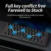 Tastaturen MUCAI MK61 USB-Gaming-Mechanische Tastatur Roter Schalter 61 Tasten Kabelgebunden Abnehmbares Kabel RGB-Hintergrundbeleuchtung Hot SwapableL240105