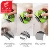 Fenice Pet Animal Handholding Care Comb Portable 3in1 für Cat Dog Brush Comfort Hair Grooming 240110