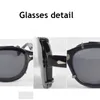 Klipp på solglasögon män Johnny Depp Lemtosh Optiska glasögon ram kvinnor lyx varumärke vintage acetat förarens solglasögon 240111