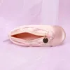 Borse per cosmetici Scarpe da balletto Borsa per trucco personalizzata Borsa da viaggio morbida portatile rosa Creativa per rossetto Sopracciglio Eyeliner