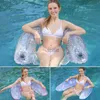 Other Pools SpasHG PVC Summer Inflatable Floating Row Swimming Pool Water Hammock Recliner Air Mattresses Bed Water Sports Party Toys Lounger Chair YQ240111