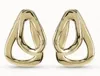 Örhängen högkvalitativ Spanien utsökt mode 925 silverörat nagel två öron oregelbunden dropppärla örhänge enkel smyckespresent