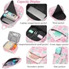 School Bags Donut Print For Teenage Students Schoolbag With Pencil Case Lunch Box Waterproof Girls Backpacks Children