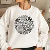 Women's Hoodies Gilmore Girl Sweatshirt Vintage Stars Hollow Hoodie Rory Lorelai tröja Lukas diner crewneck tröjor gåva till fans