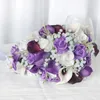 Wedding Flowers Popodion Bride Holding Flower Bridesmaid Bouquets For Bridal CHD20933