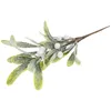 Decorative Flowers Christmas Simulated Mistletoe Cuttings Faux Plants Decor Xmas Artificial Branches Ginkgo Fake Stem