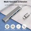 Mini USB Type C Hub 4 Poort Adapter USB3.1Multi Splitter 4in1 Docking Station UltraSlim SuperSpeed Aluminium Voor Computer Laptop PC