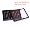 100 Slots Rings Display Stand Storage Box Ring Box Jewelry Organizer Holder Show Case Casket #228405 240110