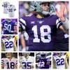 Anpassad Kansas State Will Howard Will Anciaux Wildcats Football Symed Jersey NCAA MENS WIMN Youth 92 Jevon Banks 80 Ty Bowman 32 Evan Cantu 63 Michael Capria