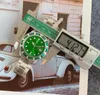 Herren-Automatik-Quarz-Keramikuhren, 42 mm, komplett aus Edelstahl, mit bunten Diamanten, Ring, großes Zifferblatt, leuchtende Business-Casual-Armbanduhr, Montre de Luxe-Geschenke