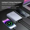 Банки питания для сотовых телефонов Zime 130 Вт Power Bank 20000 мАч USB Type C PD Powerbank с быстрой зарядкой Портативное зарядное устройство Внешняя батарея для ноутбука Macbook iPhone 15L240111