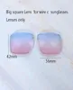 Gekleurde zonnebrillen Lenzen Vierkant voor 828 en op maat gemaakte brillen Heren en dames Driving Shades Brillenlens3213529