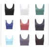 yoga clothe set Designer womens Black Yoga Bra Tank Tops Soft Fabric Shockproof Sports yoga top Fitness Vest Sexy Underwear Solid Color Gym Clothes with Removable A15