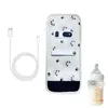 Chauffe-biberon USB Chauffe-lait pour bébé avec écran LCD Couverture d'isolation de biberon Chauffe-biberon d'allaitement pour bébé pour TravelCamping 240111