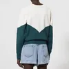 24SS Isabel Marant Ny designer bomullsweatshirt Klassisk het bokstav tryck rund hals VOLLOVER JUMPER Women Casual mångsidig långärmad hoodie tröja toppar