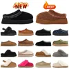 Fluffy Tazz Chinelos Plataforma Rosa Tasman Chinelos Mulheres Homens Designer Camurça Mocassins Superiores Slip-On Sapatos Mostarda Semente Fur Slides Botas de Neve de Inverno Botas Australianas