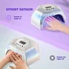 66 LEDs Krachtige Nageldroger UV LED Lamp Voor Curing Gel Polish Met Motion Sensing Manicure Pedicure Salon Tool 240111