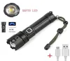 懐中電灯トーチハイパワフルな5000ルーメンUSB充電式ズームLED XHP70 TACTICAL LAMP18005323