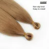 Syntetisk Jumbo Braid Yaki Wavy Ends hår före sträckt flätning 24 tum lång enkel virkning 240110