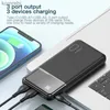 携帯電話のパワーバンクKuulaa Power Bank 10000MAHポータブル充電PowerBank 10000 MAH USB POVERBANK外部バッテリー充電器用15 14 XAIOMIL240111