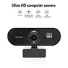 Webcams 180 Degree Rotatable 2.0 HD Webcam 2K USB Live Camera With Noise Reduction Microphone Office Meeting Video Conference CameraL240105