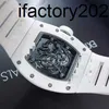 JF Richdsmers Watch Factory SuperClone Hand 95 Machinery 49.9 42.7mm中空ファッションリストホワイトニングセラミックRM055