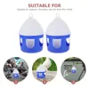 Autres fournitures d'oiseaux 2pcs Distributeur d'eau Réutilisable Pigeon Feeder Accessoire portable