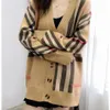 Chandails de mode Cardigans pour femmes nouveau printemps automne supre femmes manteau tricoté Cardigan pull col en v veste s-xxl