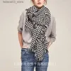 Scarves 2022 Plaid Women Shawl Autumn Winter Wool Thickening Over Length Scarft Fashion Scarves Pashmina Winter Scarf hijab scarf Q240111