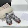 Bana sneaker designer skor 2024 kvinnor herr mode sneakers hög ny äkta läder par stil silver snörning upp sport botteega casual girl 3er1