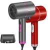 Sèchers Blue Ionic Hair Dryer professionnel puissant sèche-linge puissant de coiffure électrique équipement salon 2000w avec buse