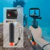 Monopods Underwater Floating Handle Grip för GoPro Hero 11 10 9 Yi 4K Insta360 DJI Camera Accessories Selfie Stick Monopod flytkraft Rod