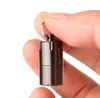 Mini Kerosene Lighter Camp Kitchen Tools Capsule Portable Metal EDC Gear Waterproof Tiny Peanut Lighter Keychain Fire Starter 20224598930