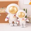 ZU Space Theme Party Home Decor Cute Astronauts UFO Rocket and Plane Plush Toys Boys Tent Room Throw Pillows 240111