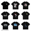 Designer Fashion Clothing Tees Tshirt Rhude American High Street Brand Summer Casual Cartoon Leopard Animal Pattern stampato T-shirt a maniche corte per uomo KB 4KLF