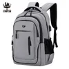 Large Capacity Backpack Men Laptop Backpacks 156 Oxford Black Solid High School Bags Teen College Boy Gril Student 240110