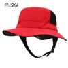 Пляжная кепка для серфинга, сетчатая дышащая солнцезащитная шляпа UPF50, кепка для рыбалки на открытом воздухе, регулируемая панама для подбородка, солнцезащитная кепка для рыбака, 240110
