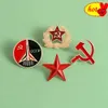 Heta lapelstift CC CP FEM POINTE STAR ENAMEL PIN BROOCH CARCHIOWH KVINNER Män denim Jackor LAPEL PINS RACKPACK BADGES Kids Fashion Jewelry Gift