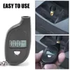 Ny Mini KeyChain Style Tire Gauge Digital LCD Display Car Tire Air Pressure Tester Meter Auto Car Motorcykel Däck Säkerhetslarm Verktyg