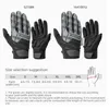 ROCKBROS gants de cyclisme automne hiver coupe-vent SBR écran tactile gants de vélo vtt respirant doigt complet antichoc gants de Sport 240111
