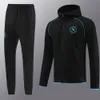 22 23 Napoli TrackSuit kit de treino 2023 SSC Nápoles AE7 D10S Nápoles Conjunto de jaqueta de manga comprida veste uniforme de treino HOMENS E CRIANÇAS