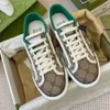 Lyx 1977 sneaker canvas skor män låg topp casual sneakers womens designer skor vintage broderad gummisula platta bas randiga skor gucciliness skor