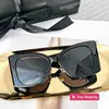 Designer Sunglasses Yang Shulin a internet celebrity wears the same sunglasses as M119 sunglasses Womens oversized box makes them appear slim Sunscreen sunglasses