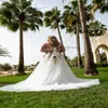 Vestido de novia de flores coloridas de talla grande Mexica 2024 Cuello en V profundo Una línea Vestido de novia de jardín campestre Corsé elegante con cordones Vestido de novia bohemio bohemio Gran Gatsby Novias