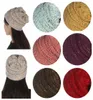 Assorted Color Beanies hats Knitted Bonnet Fashion Girls Women Winter Warm Hat Weave Gorro Hat Casual Beanies 26 Colors7740034